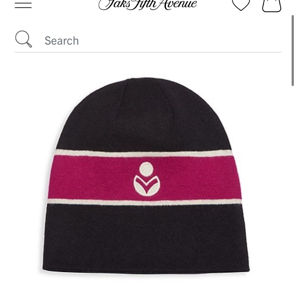 Isabel Marant Camden Striped Logo Beanie